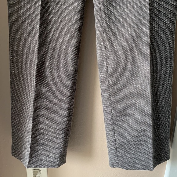 EVAN-PICONE Textured Straight Leg Trouser Pants - Picture 3 of 8